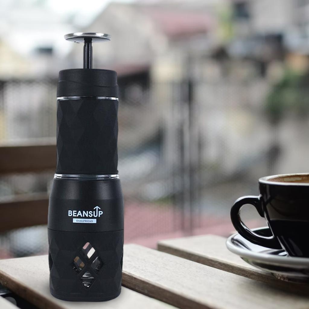 Portable Espresso Maker Compatible Coffee Machine for Outdoor Travel Office