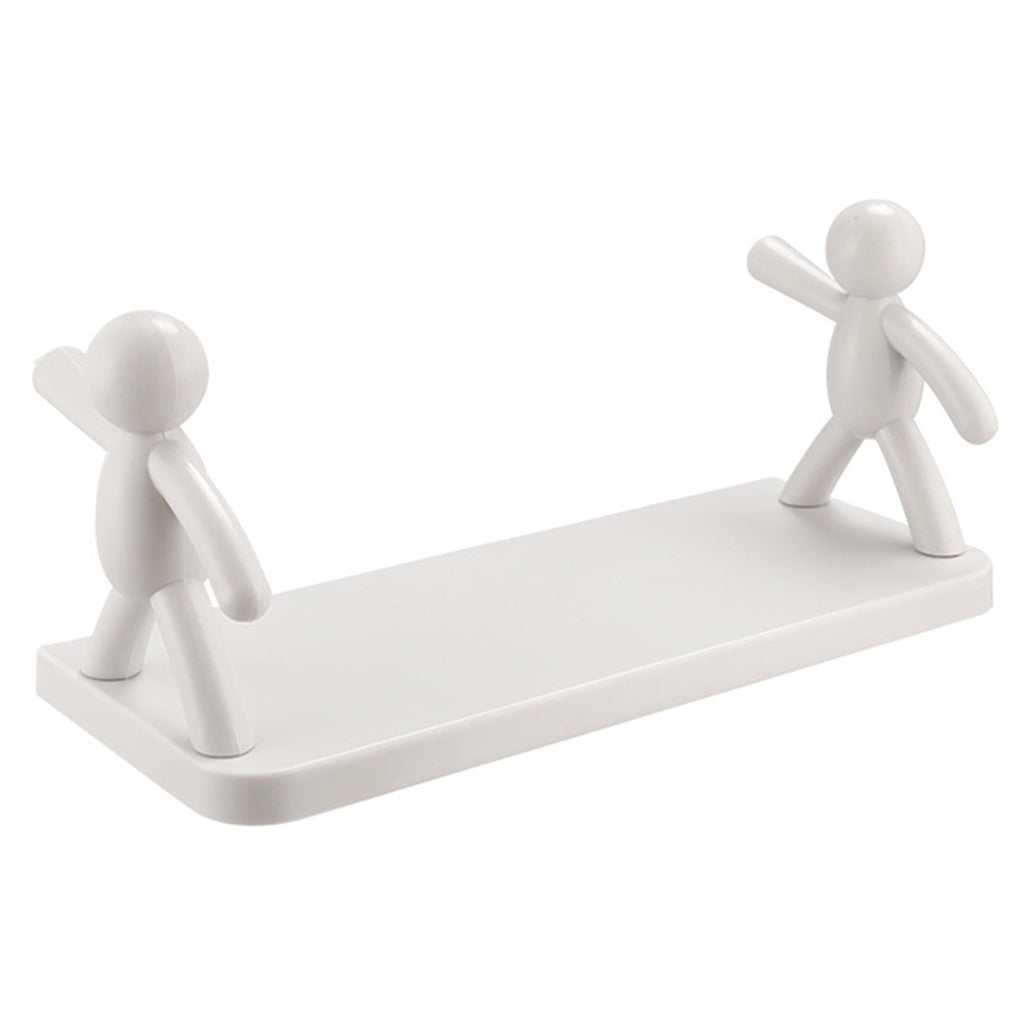 Self Adhesivecute Floating Shelves Wall Shelf for Kitchen Bathroom Entryway gray