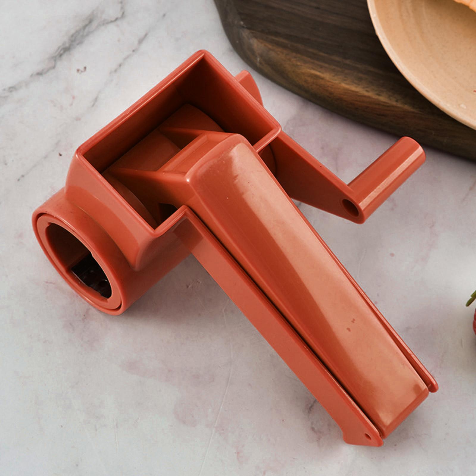 Stainless Steel Rotary Drum Cheese Grater Butter Chocolate Orange