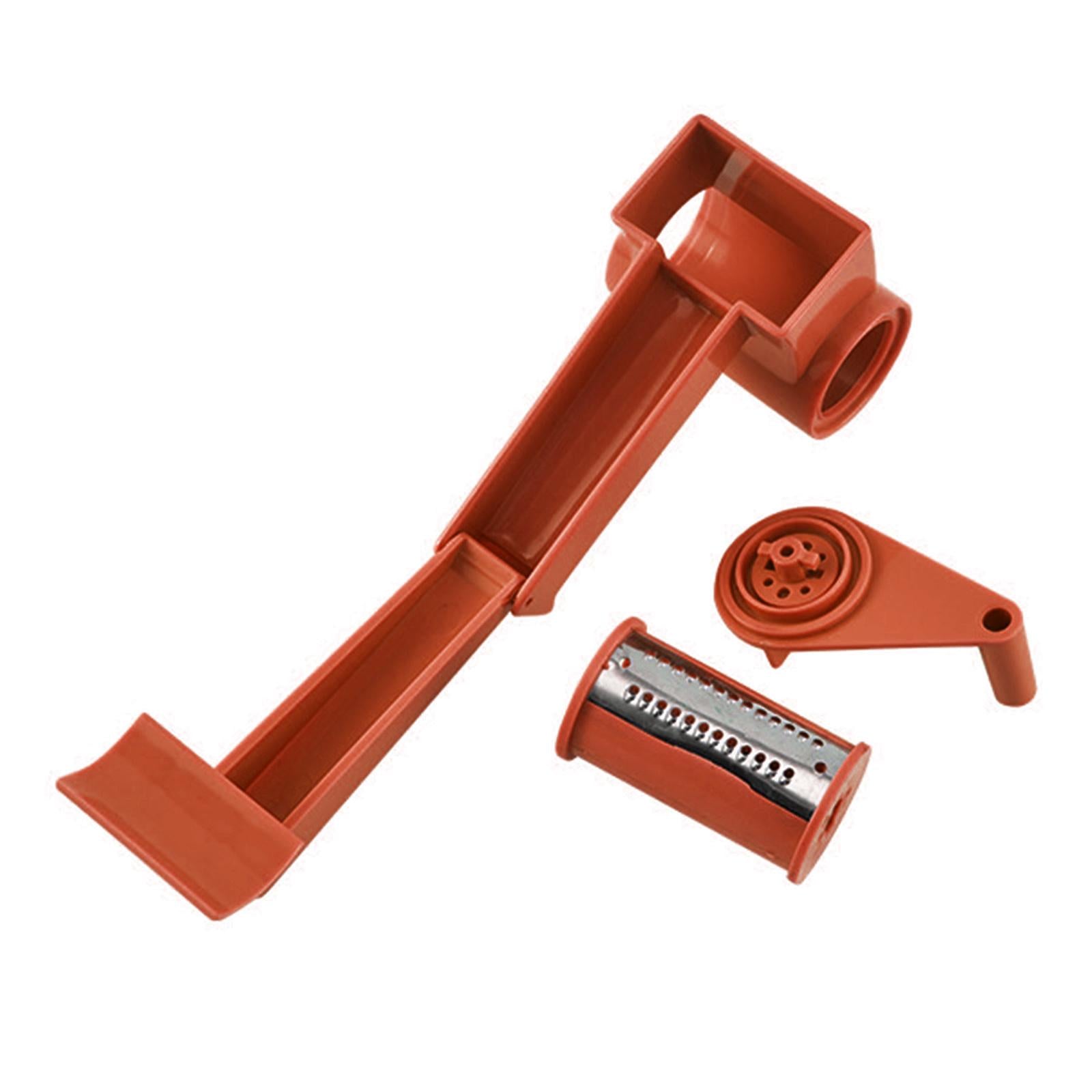 Stainless Steel Rotary Drum Cheese Grater Butter Chocolate Orange