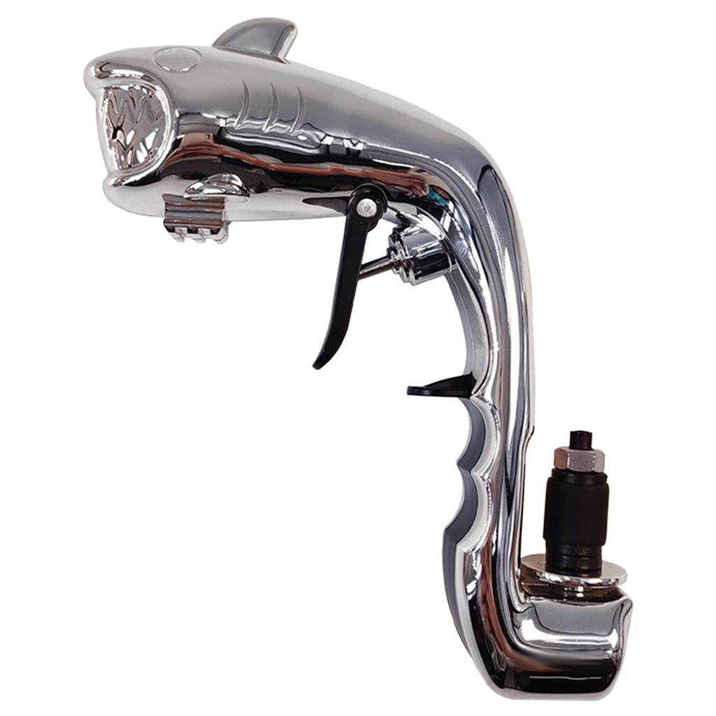 Champagne Spraying Gun Bottled Ejector Compact for Wedding Ceremony Silver
