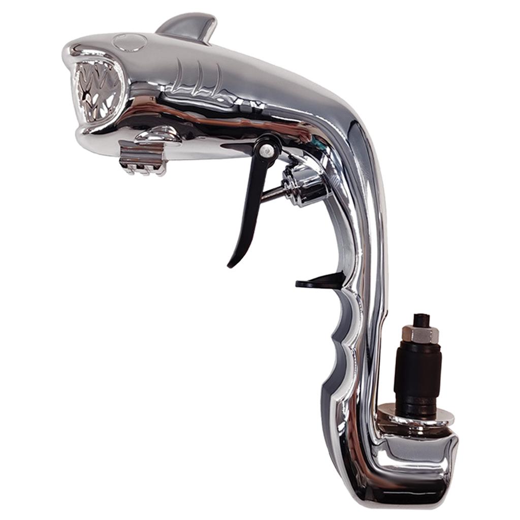 Champagne Spraying Gun Bottled Ejector Compact for Wedding Ceremony Silver