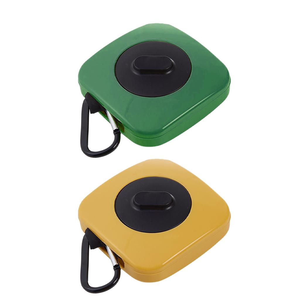 Grocery Shopping Bag Rotatable Foldable for Home Organizing Camping Shopping Yellow