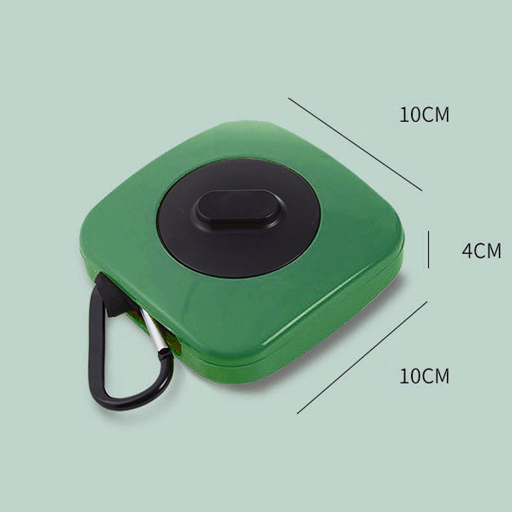 Grocery Shopping Bag Rotatable Foldable for Home Organizing Camping Shopping Green