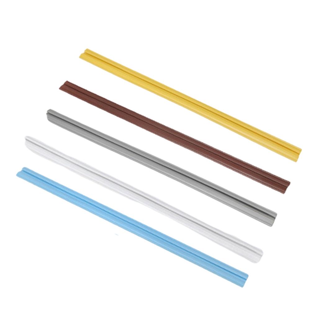 Door Bottom Seal Strip Draft Stopper Wind Strip Bottom Guard for Door Bottom Brown