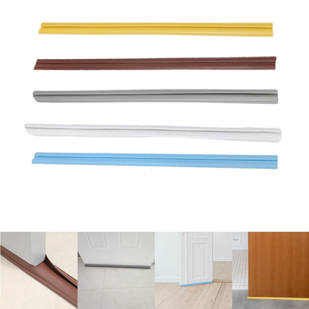 Door Bottom Seal Strip Draft Stopper Wind Strip Bottom Guard for Door Bottom Brown