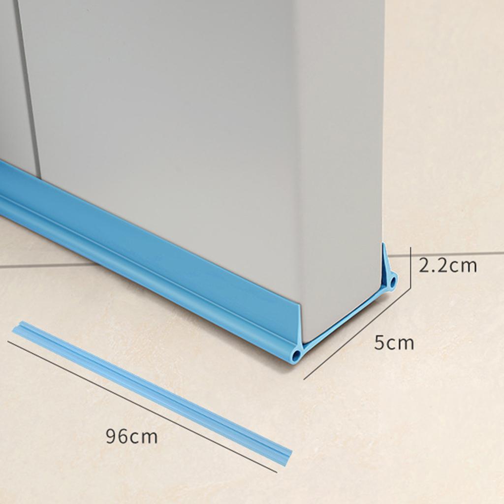 Door Bottom Seal Strip Draft Stopper Wind Strip Bottom Guard for Door Bottom Blue