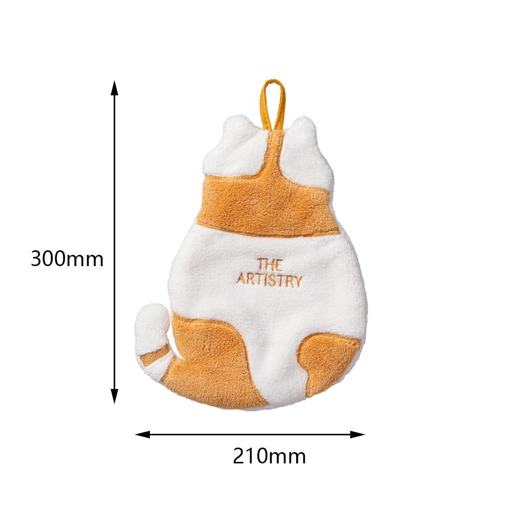 Kitchen Hand Towel Bath Washcloth Face Towels for Bathroom Yellow