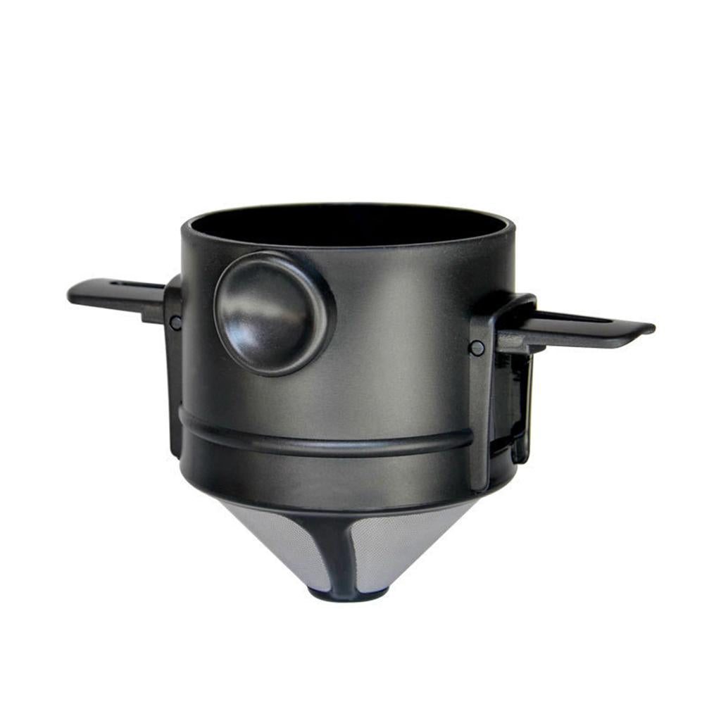 Coffee Filter Easy to Clean Paperless 1-2 Cup for Backpacking Home Travel B with brush boxed