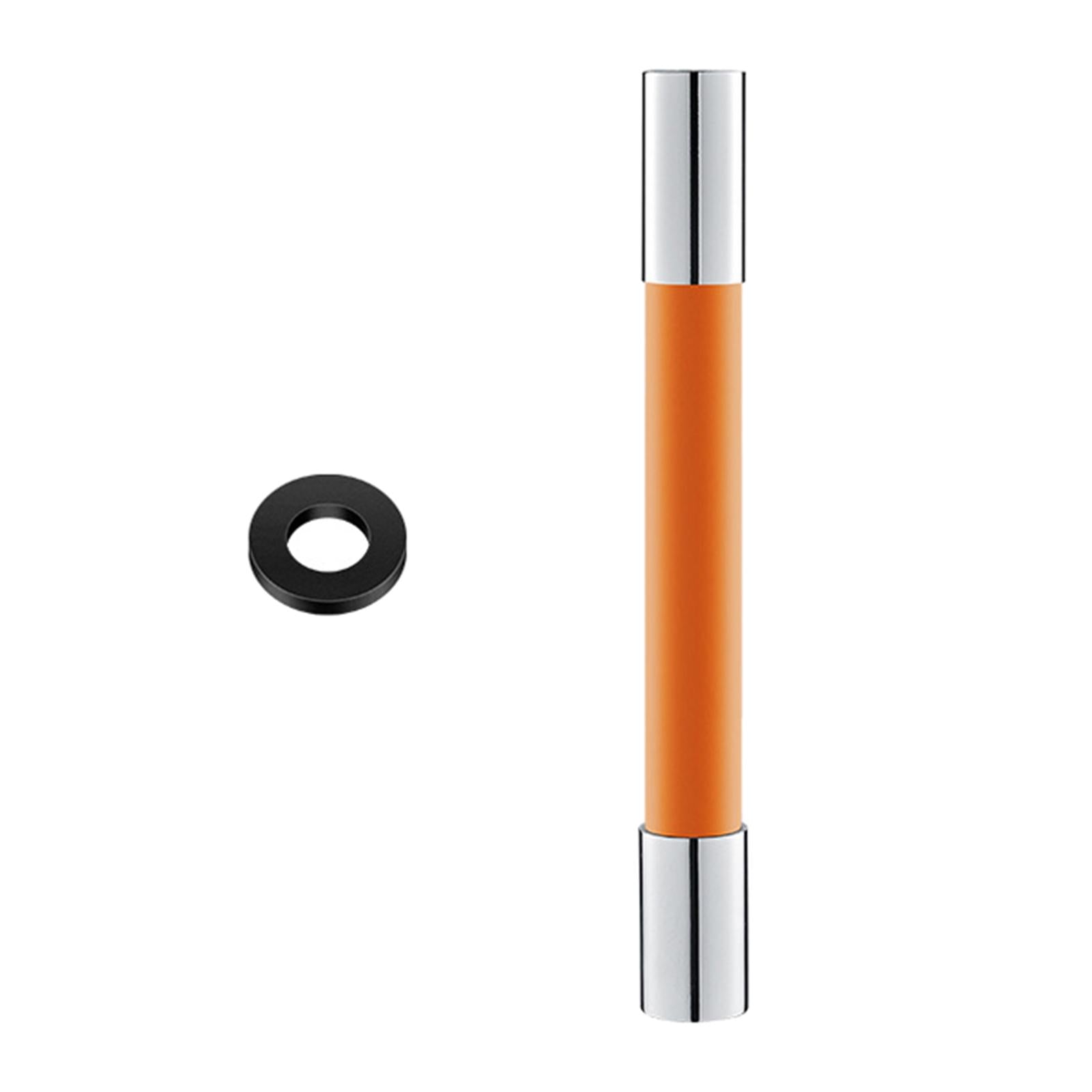 360 Rotary Faucet Extender Bendable Extension Pipe Extension Tube 30cm Orange