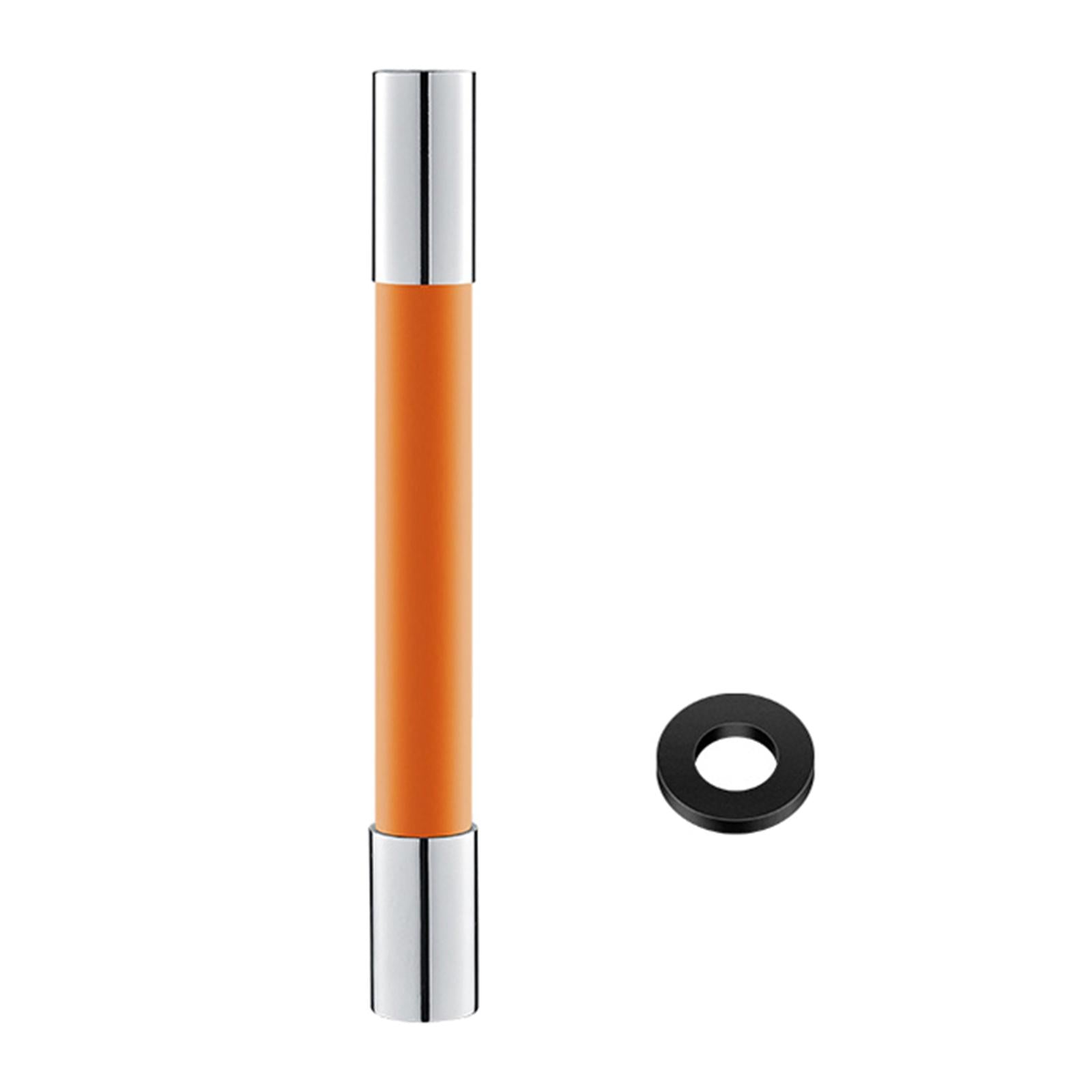 360 Rotary Faucet Extender Bendable Extension Pipe Extension Tube 30cm Orange