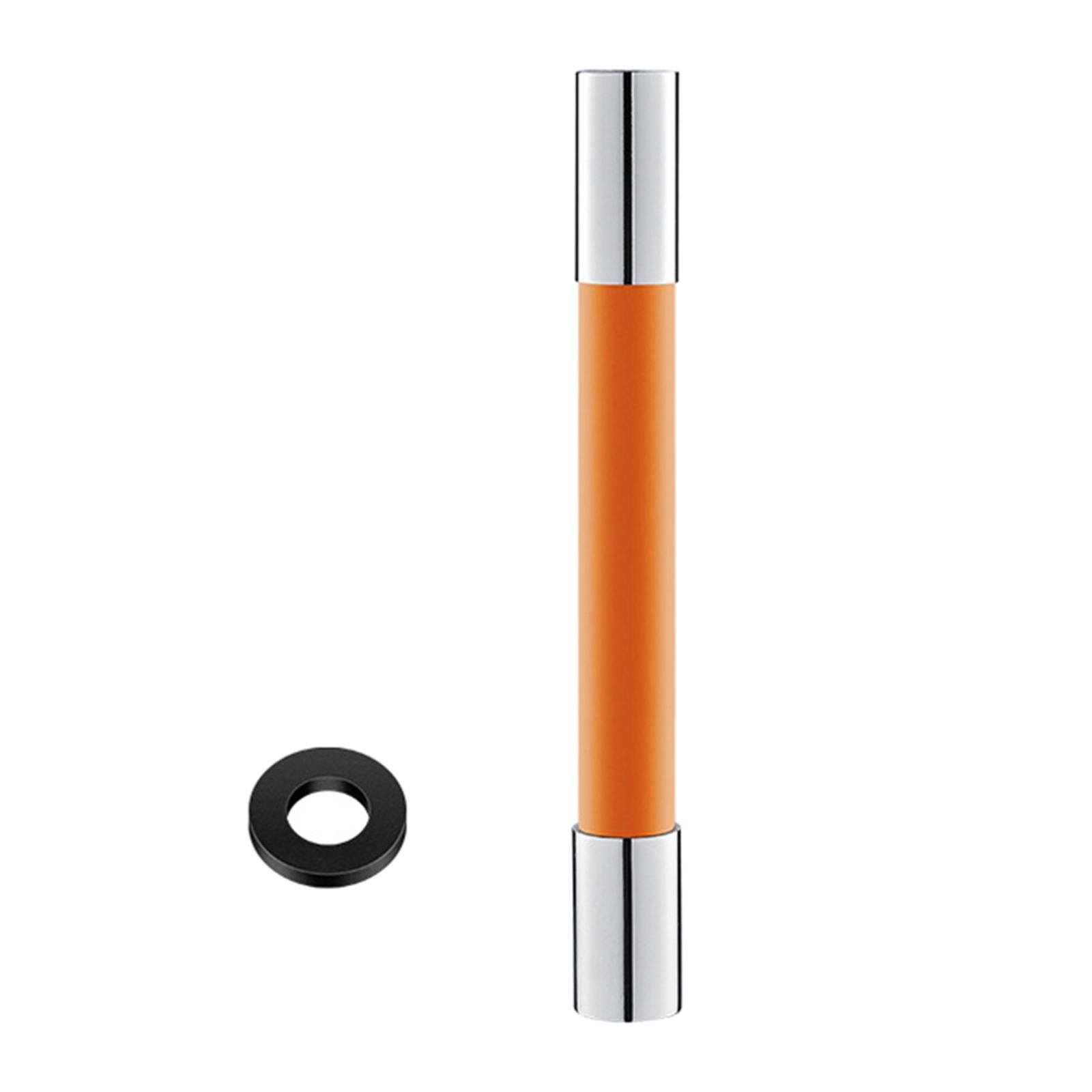 360 Rotary Faucet Extender Bendable Extension Pipe Extension Tube 30cm Orange