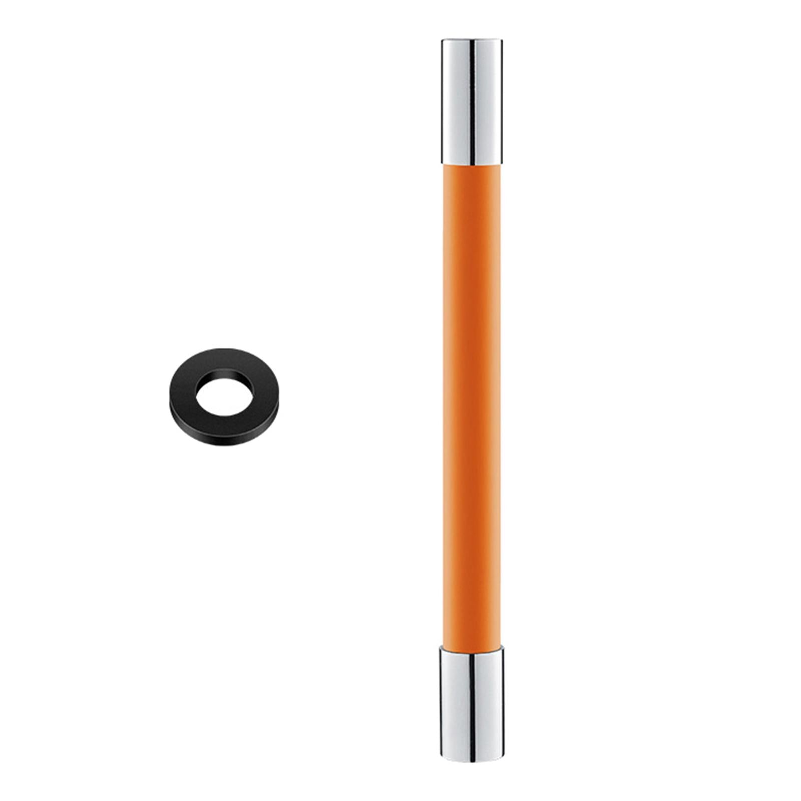 360 Rotary Faucet Extender Bendable Extension Pipe Extension Tube 50cm Orange