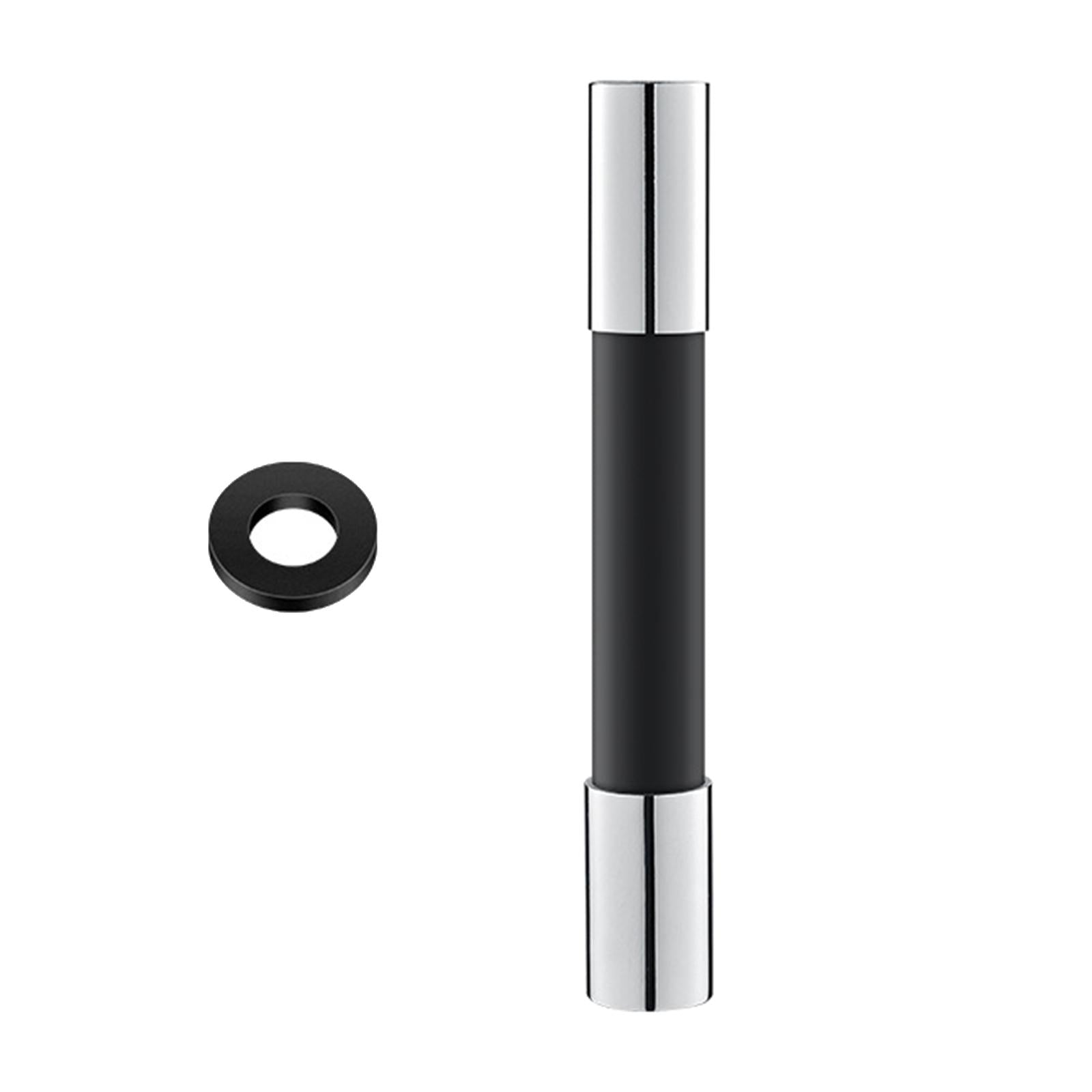 360 Rotary Faucet Extender Bendable Extension Pipe Extension Tube 20cm Black