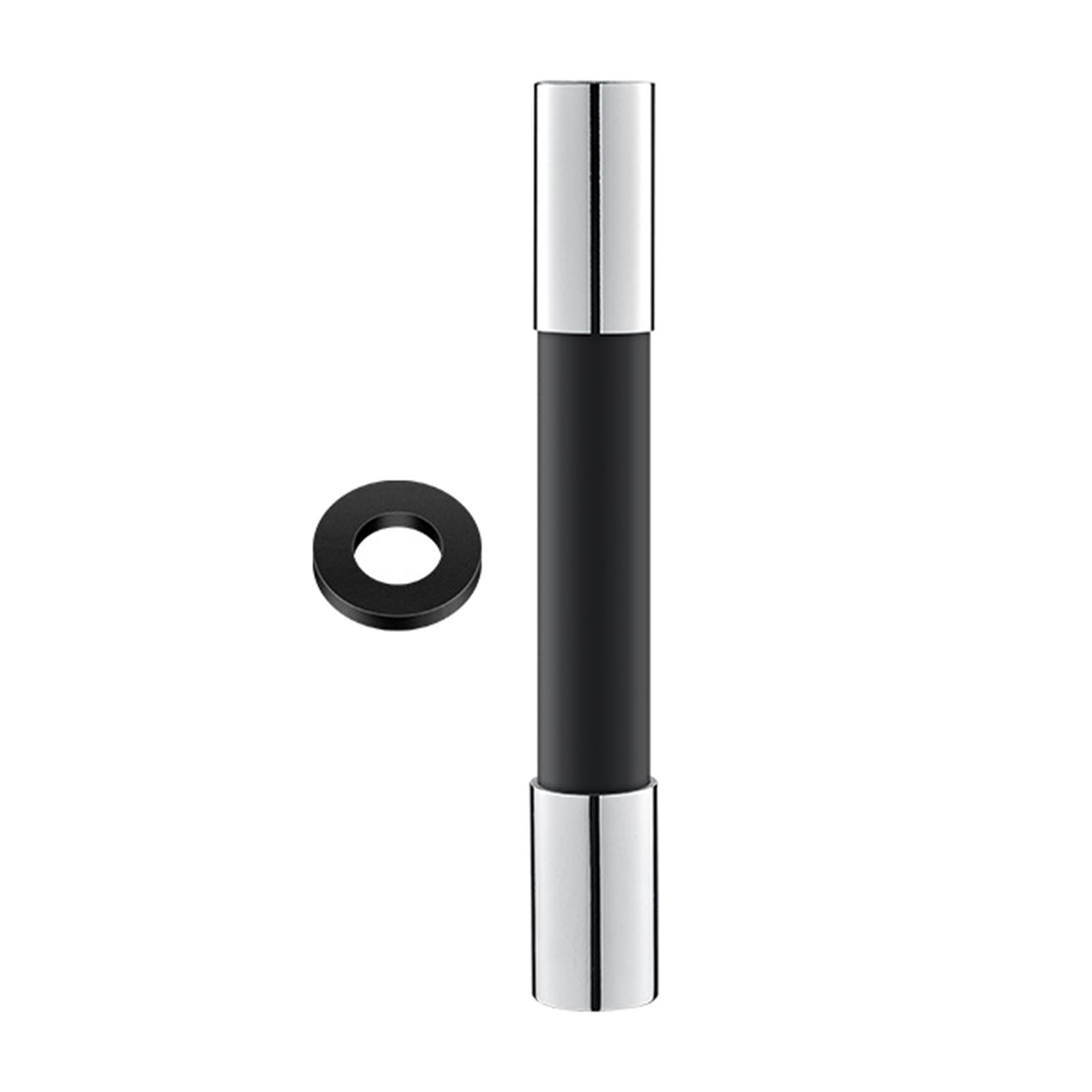 360 Rotary Faucet Extender Bendable Extension Pipe Extension Tube 20cm Black