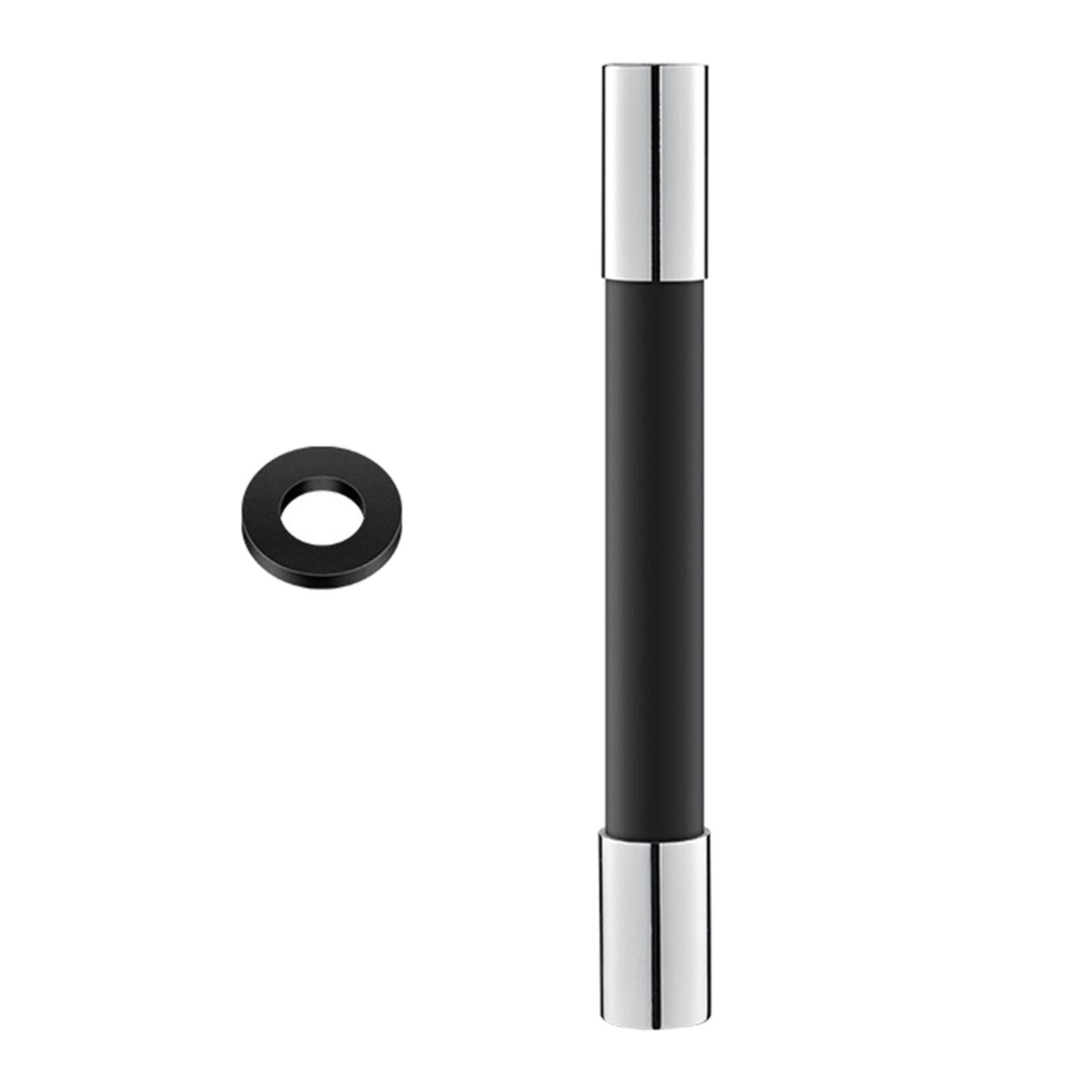 360 Rotary Faucet Extender Bendable Extension Pipe Extension Tube 30cm Black