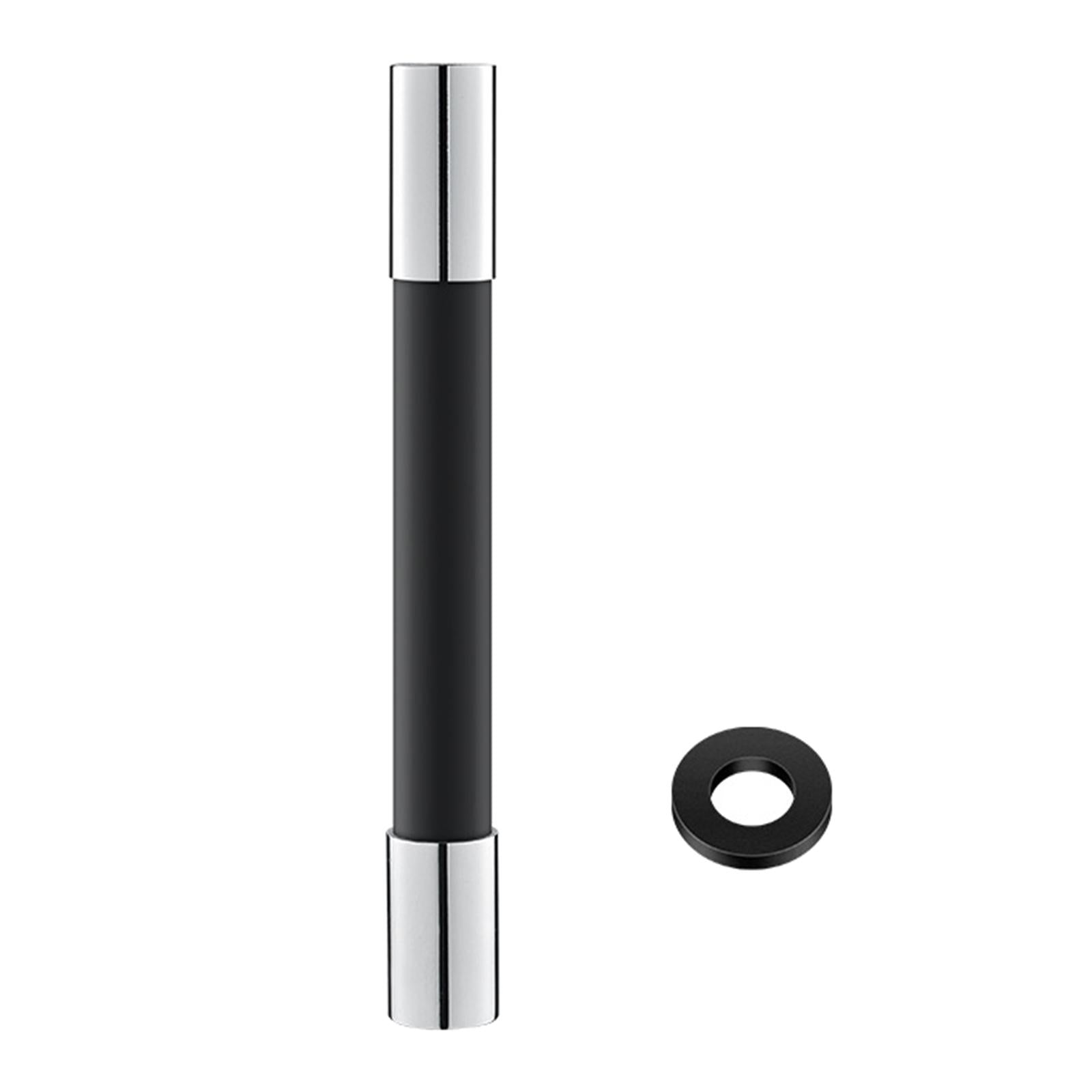 360 Rotary Faucet Extender Bendable Extension Pipe Extension Tube 30cm Black