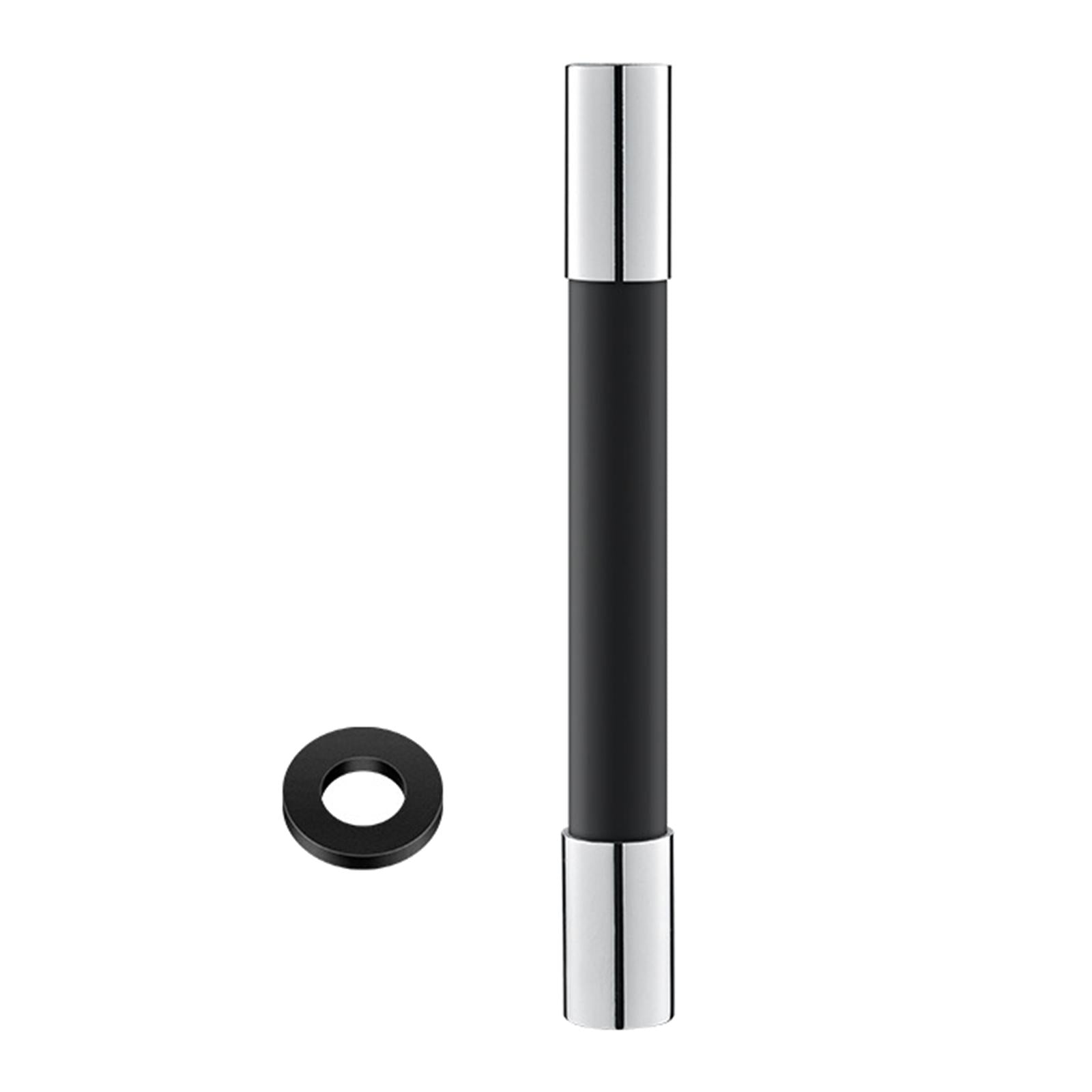 360 Rotary Faucet Extender Bendable Extension Pipe Extension Tube 30cm Black