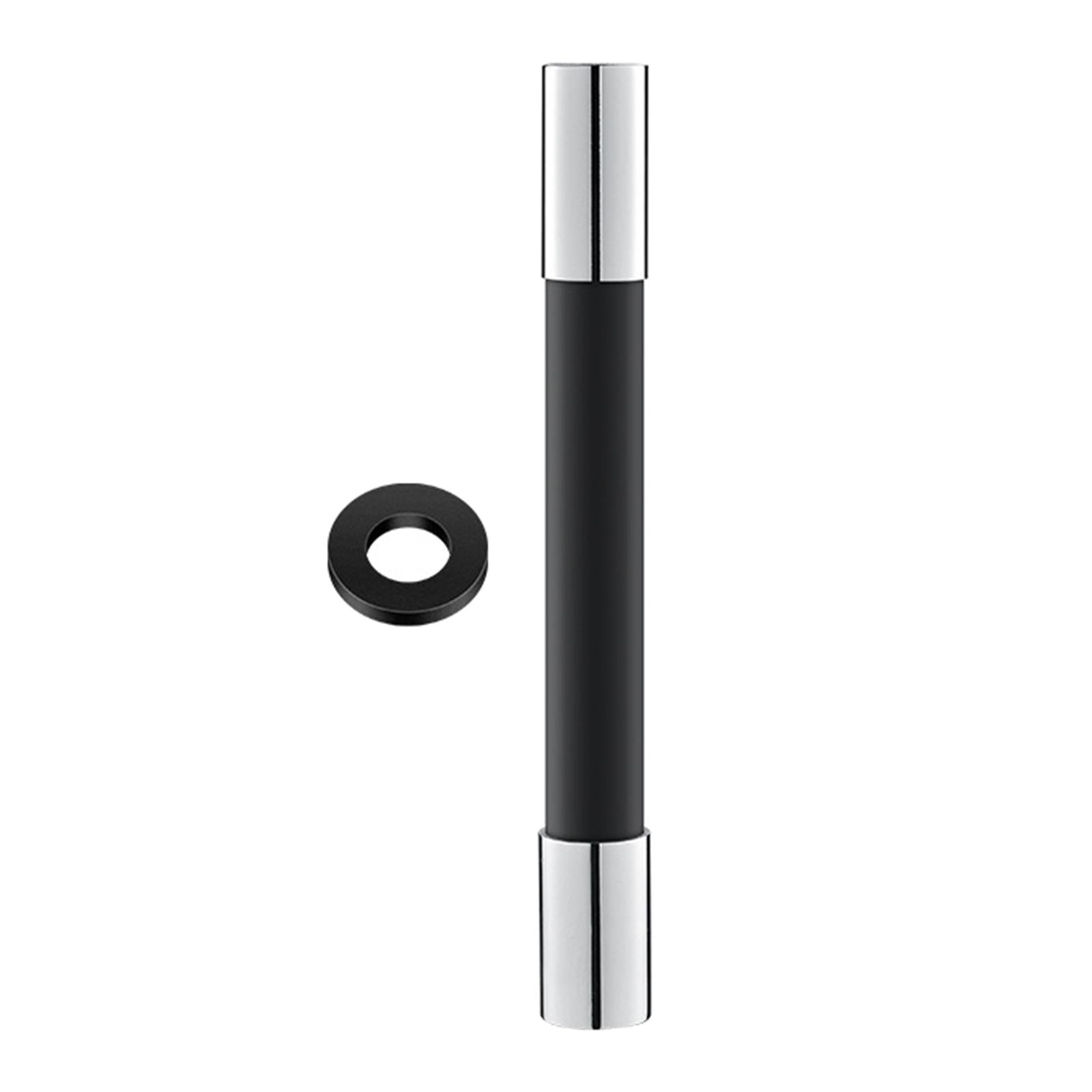 360 Rotary Faucet Extender Bendable Extension Pipe Extension Tube 30cm Black