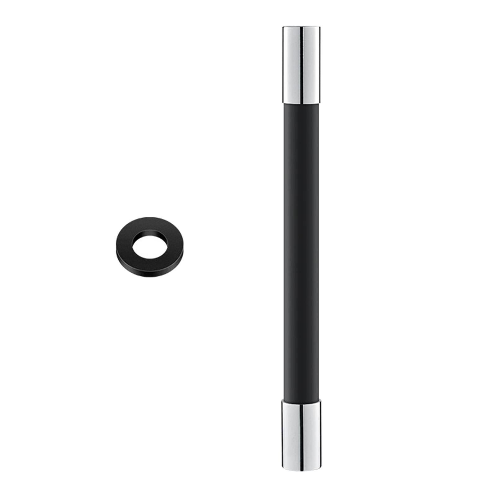 360 Rotary Faucet Extender Bendable Extension Pipe Extension Tube 50cm Black