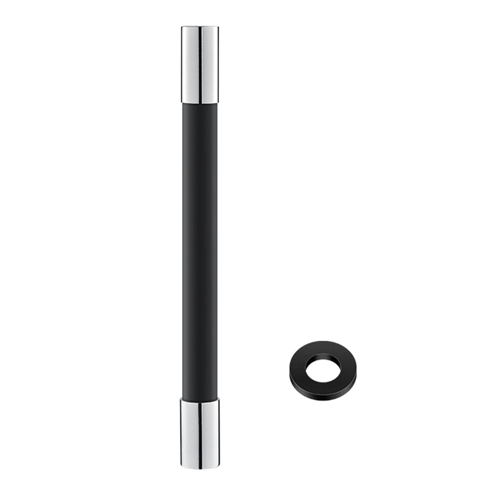 360 Rotary Faucet Extender Bendable Extension Pipe Extension Tube 50cm Black
