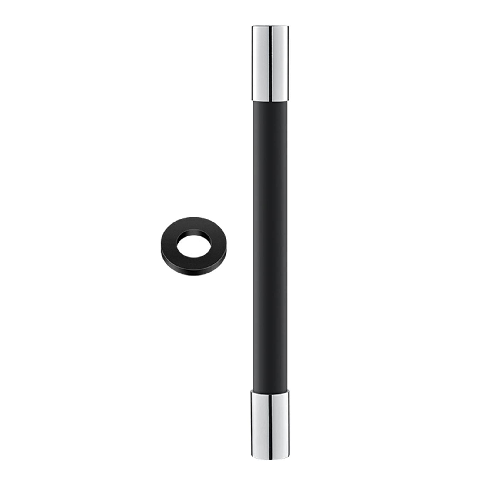 360 Rotary Faucet Extender Bendable Extension Pipe Extension Tube 50cm Black