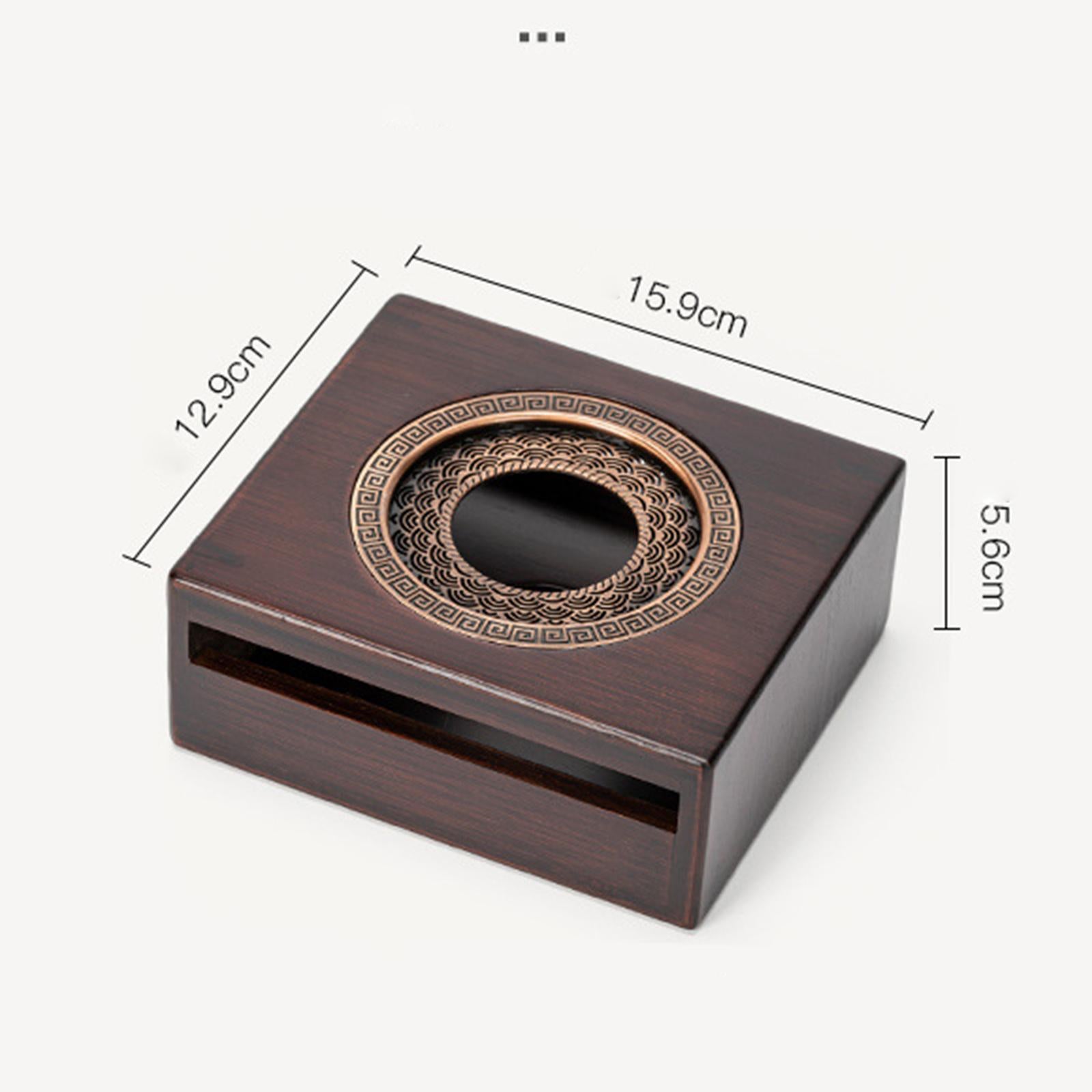 Bamboo Teapot Warmer BaseRound Hollow Frame Design Candle Holder Warmer