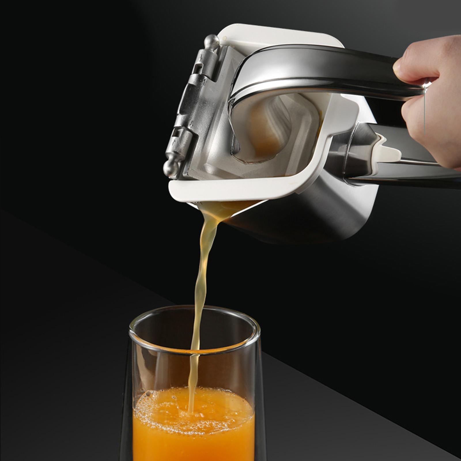 Ergonomically Manual Juice Squeezer Hand Stainless Steel Lime for Kitchen