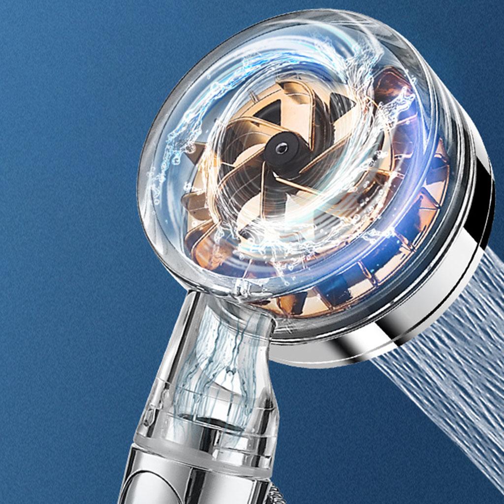 Filtration Shower Head High Flow Water Saving Bathroom Handheld Electroplate