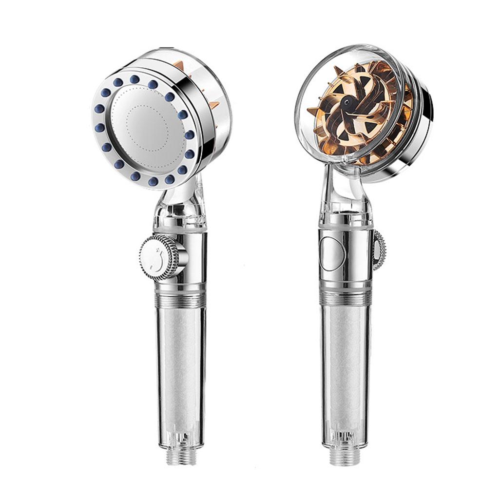 Filtration Shower Head with Filter High Flow Water Saving Bathroom Handheld Transparent