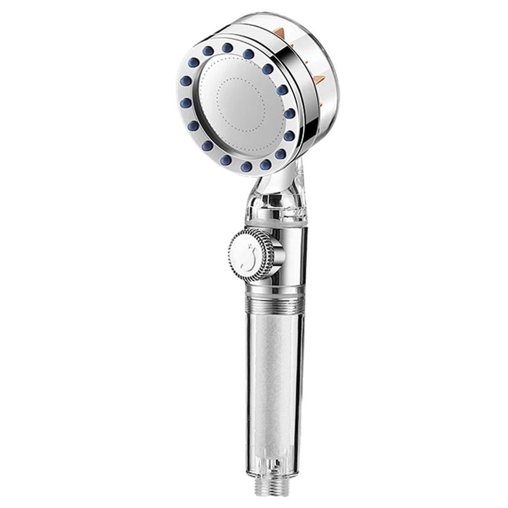Filtration Shower Head with Filter High Flow Water Saving Bathroom Handheld Transparent