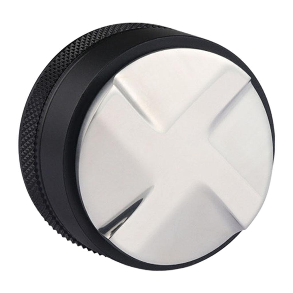 Coffee Powder Tamper Leveler Adjustable Height Easy to Clean Gifts Anti-Rust Black 53mm