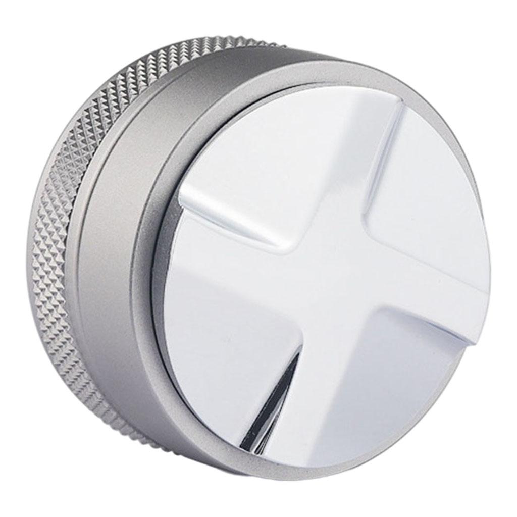 Coffee Powder Tamper Leveler Adjustable Height Easy to Clean Gifts Anti-Rust Gray 58mm