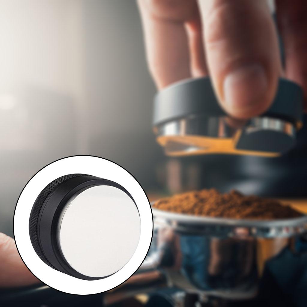 Household Coffee Distributor Espresso Tamper Coffee Leveler Powder Hammers 53mm Black