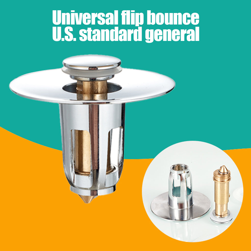 Universal Sink Stopper Wash Basin Upgraded Bathtub Bounce Core for Sink