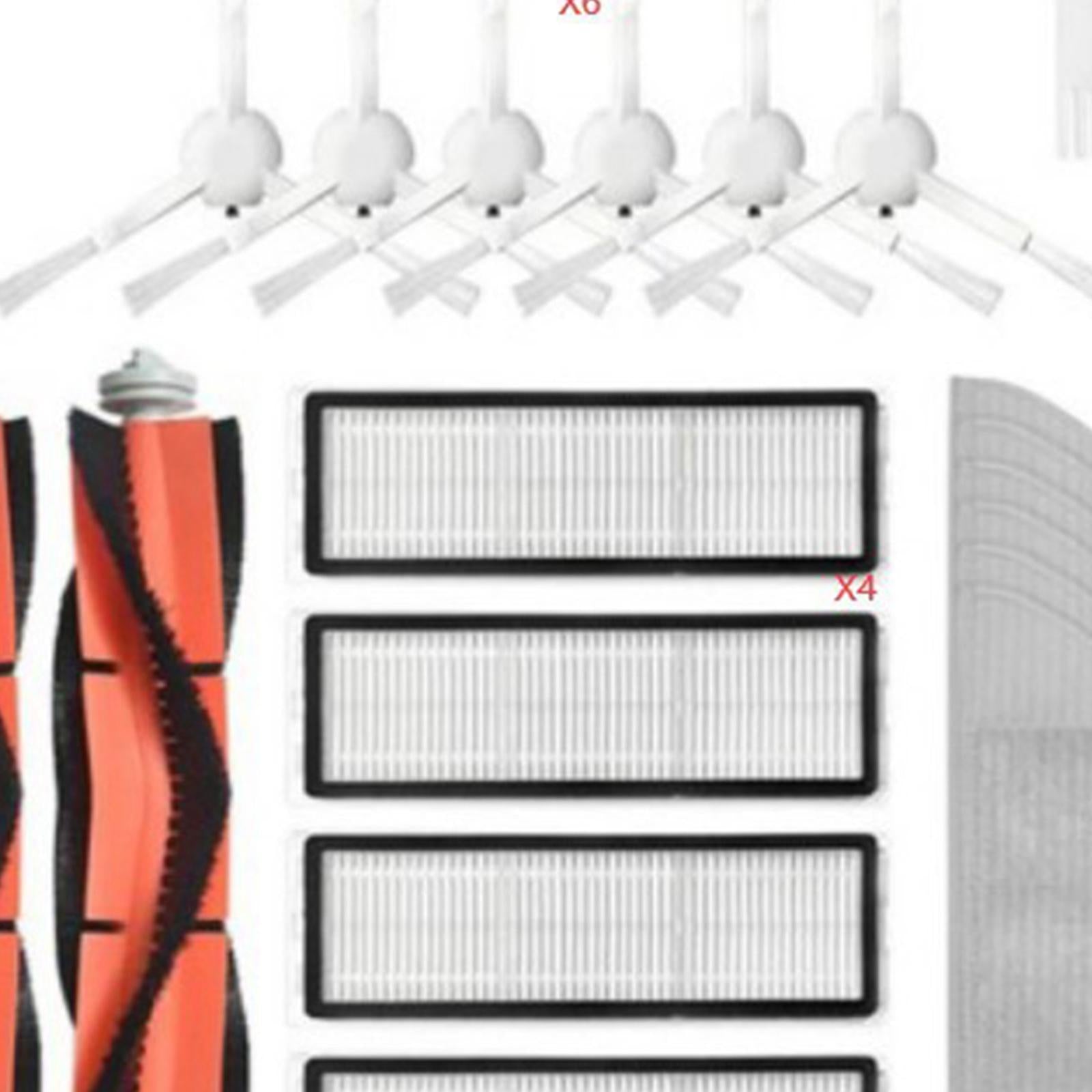 20 Pieces Cleaning Vacuum Brush Set Filters 2x Main Brush for 1C 1T Cleaners