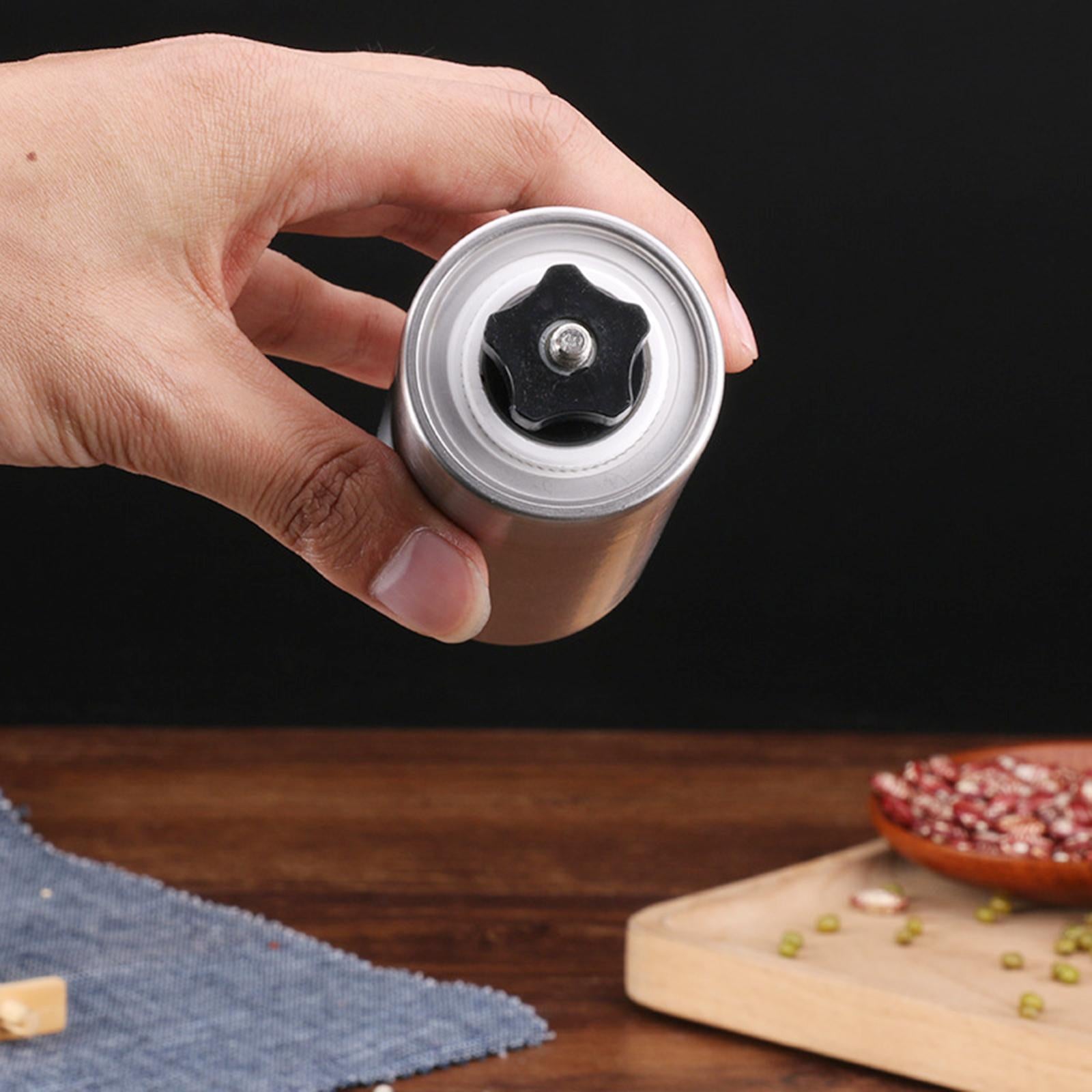 Manual Coffee Grinder Adjustable Coarseness Ceramic Burr Mill for Home