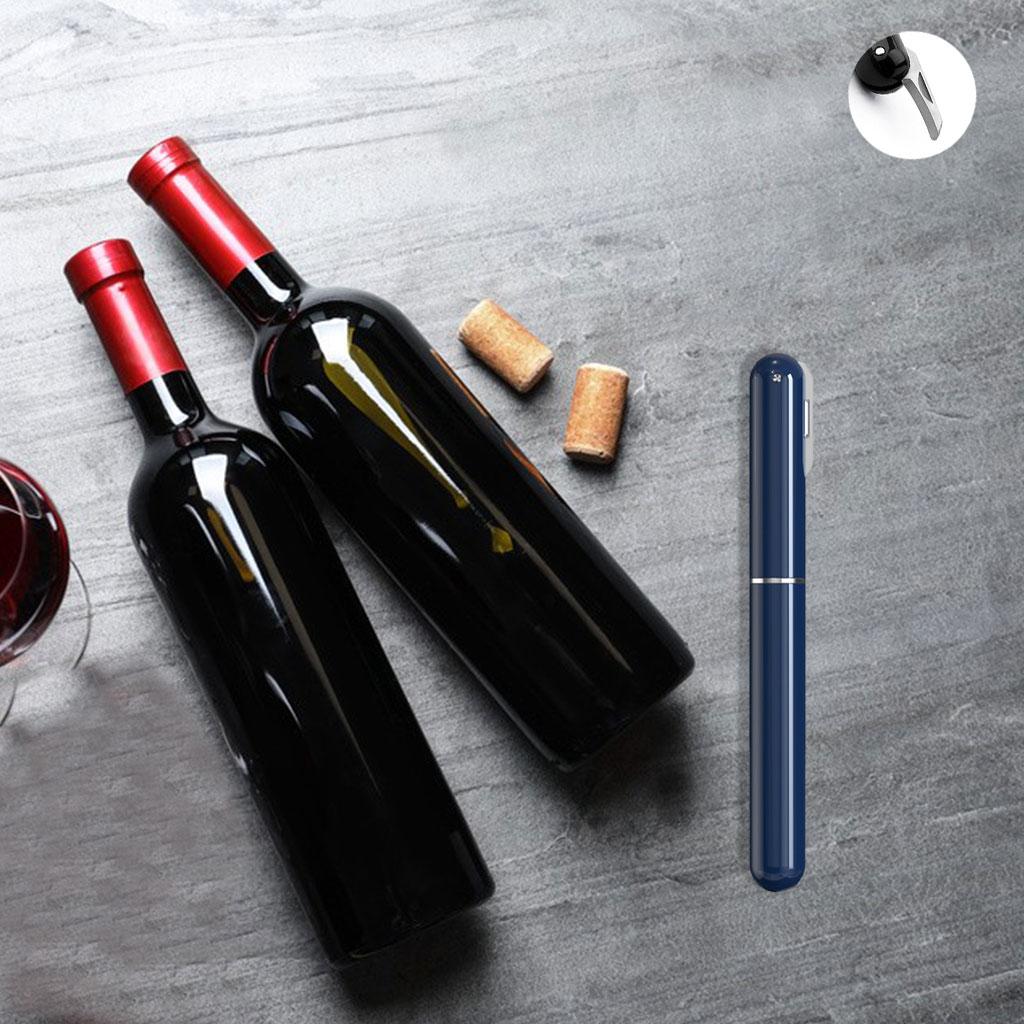 Air Pressure Pump Opener Tools Wine Accessories Quick for Wine Lovers Blue