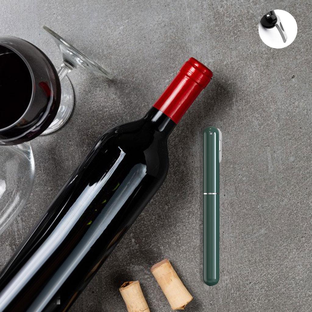 Air Pressure Pump Opener Tools Wine Accessories Quick for Wine Lovers Green