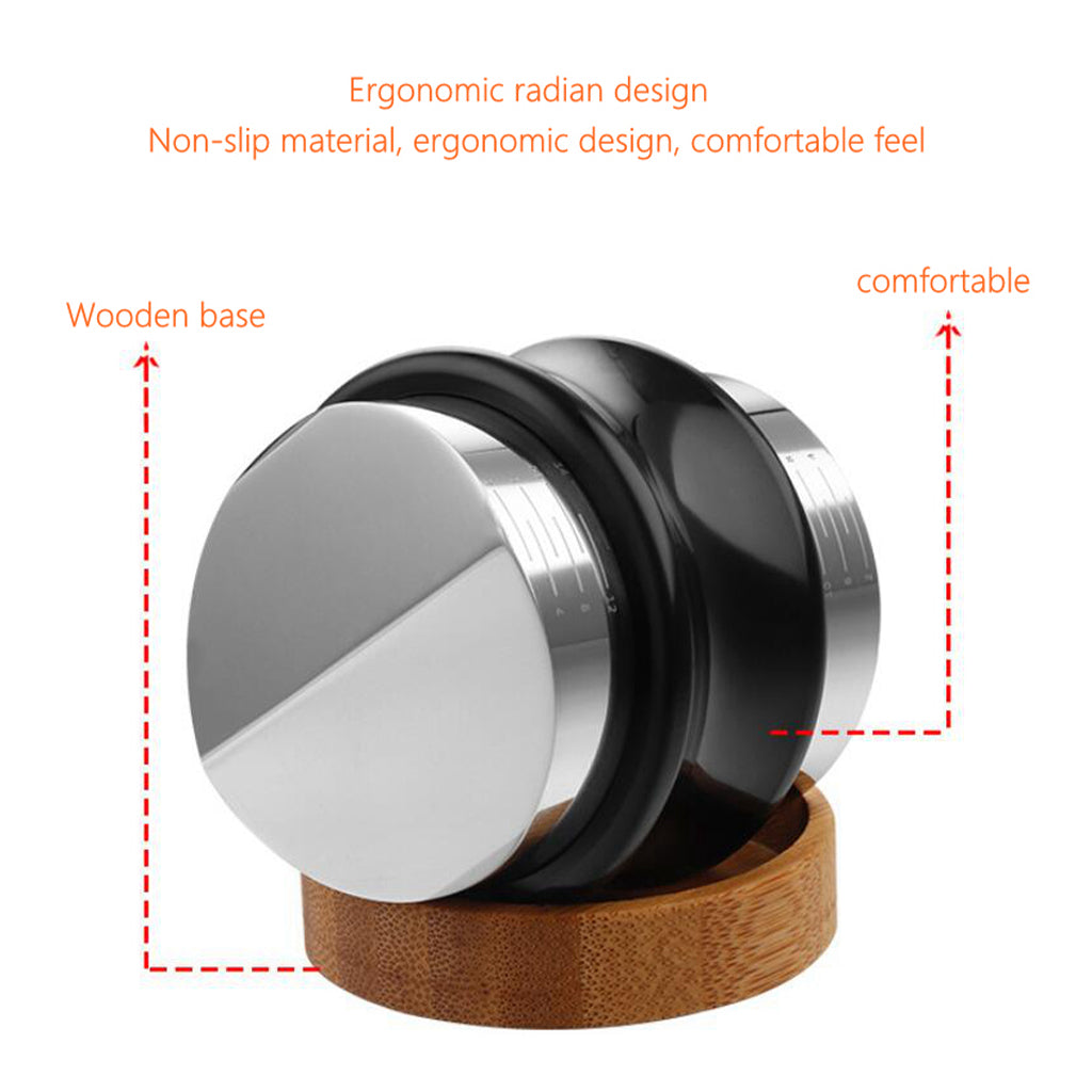 1PC Coffee Distributor Tamper for Espresso Coffee Grounds Home Kitchen 51mm