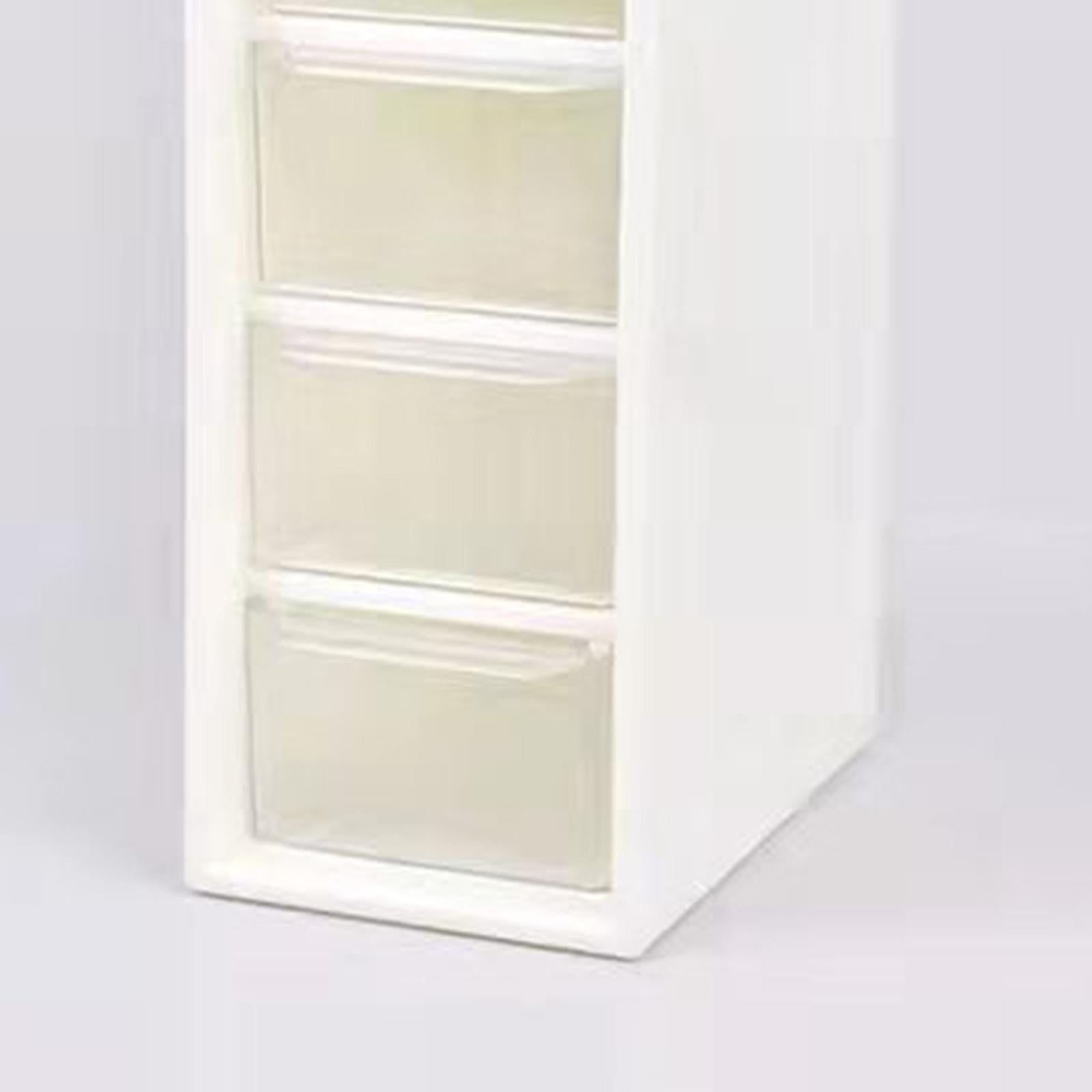 4-Drawers Small Organizer Box Container Case for Home Nail Polish Makeup