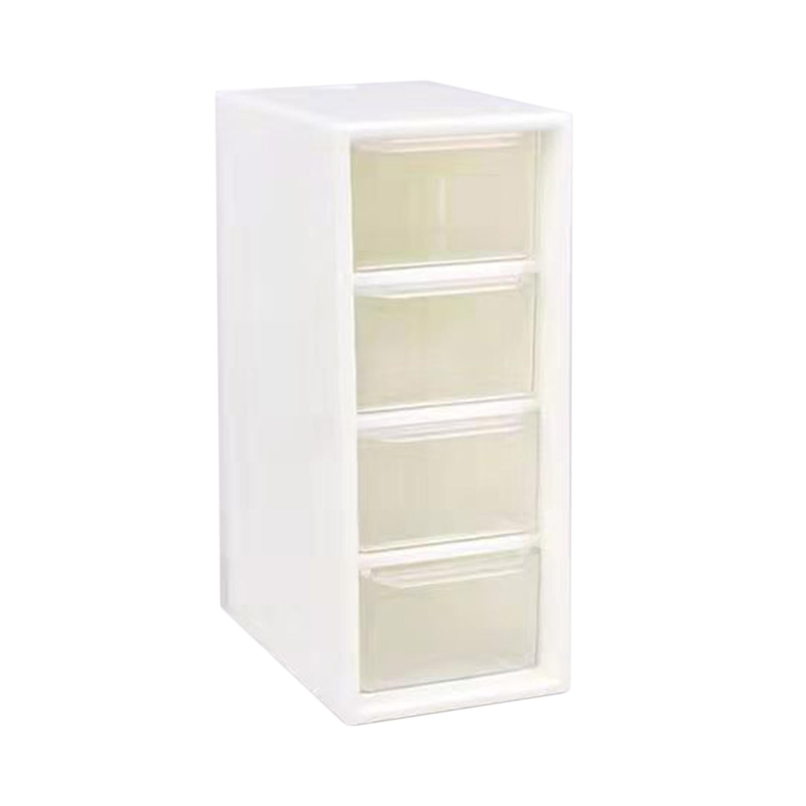 4-Drawers Small Organizer Box Container Case for Home Nail Polish Makeup