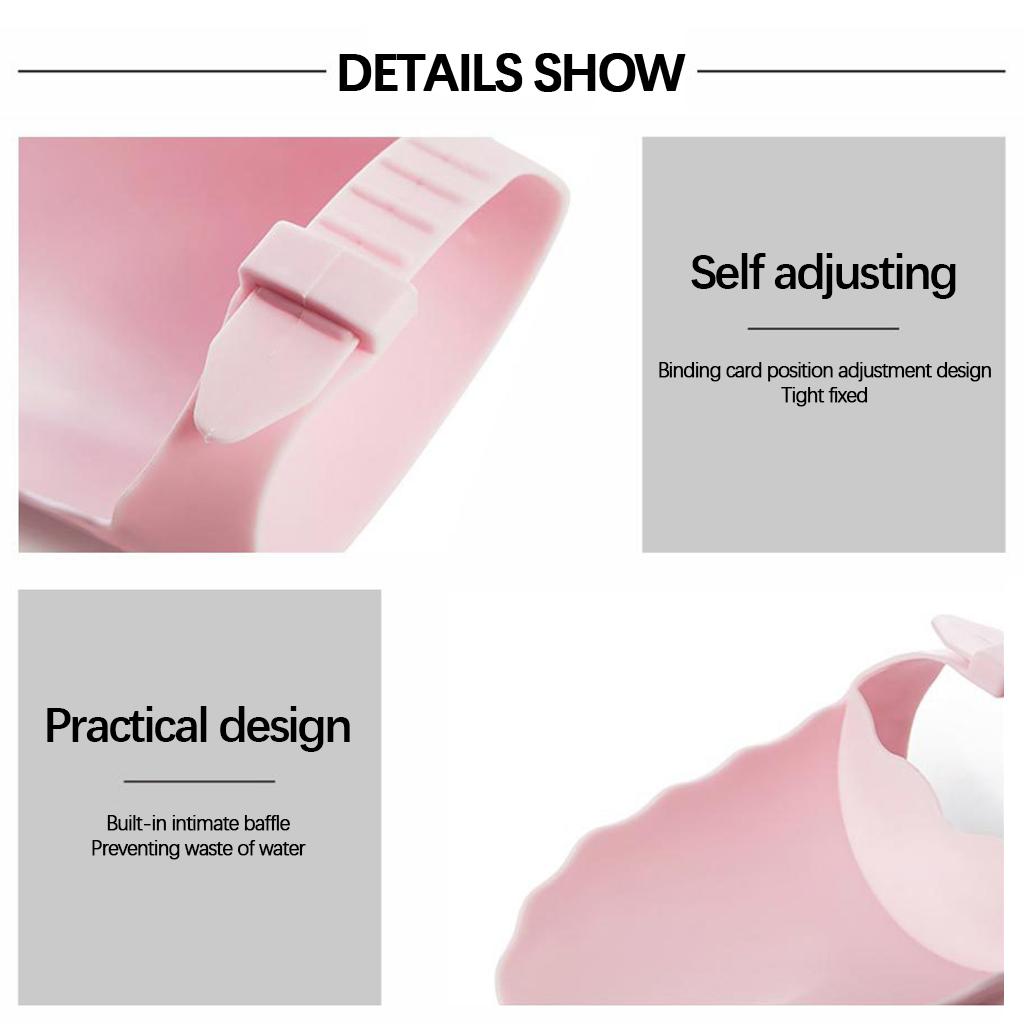Faucet Extender for Kids Children Kitchen Tool Round Corner Add Fun Pink