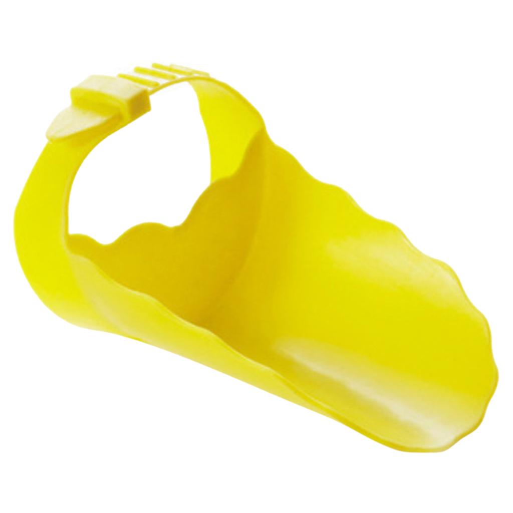Faucet Extender for Kids Children Kitchen Tool Round Corner Add Fun Yellow