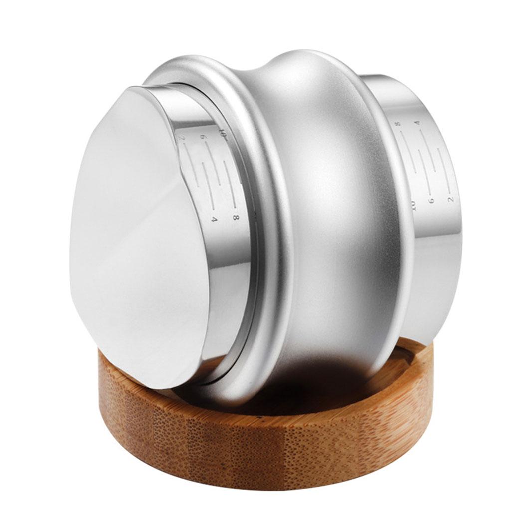 58mm Coffee Distributor Espresso Hand Tampers Coffee Leveler  Silver