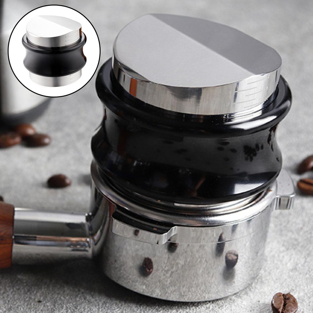 58mm Coffee Distributor Espresso Hand Tampers Coffee Leveler  Black