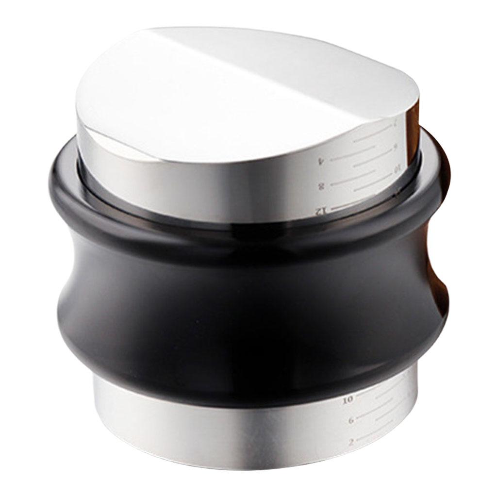 58mm Coffee Distributor Espresso Hand Tampers Coffee Leveler  Black