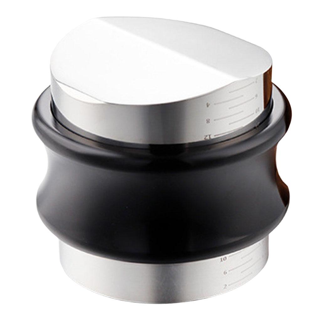 58mm Coffee Distributor Espresso Hand Tampers Coffee Leveler  Black