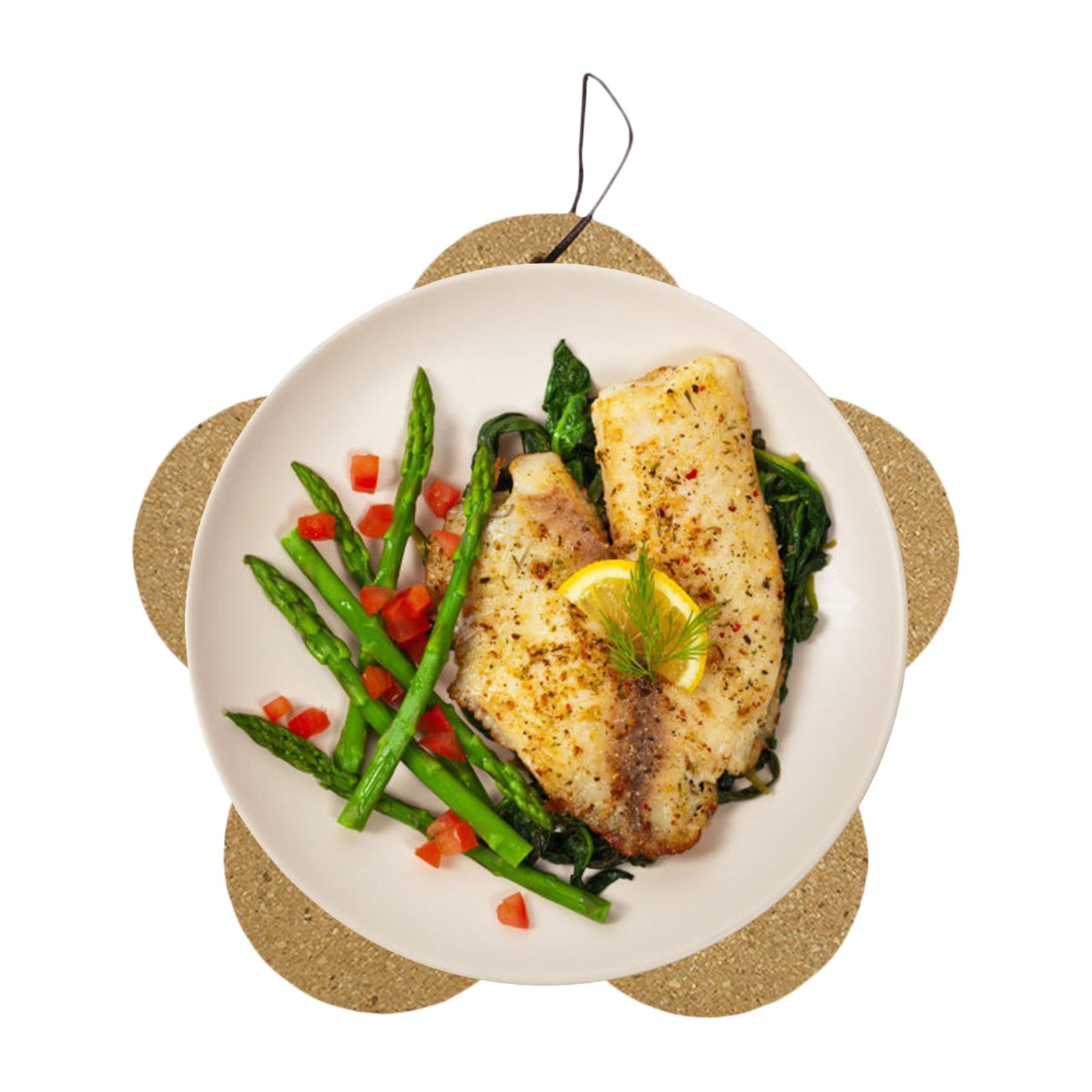 5x Hangable Table Mat Place Mat Household for Office Kitchen Accessories 18cm