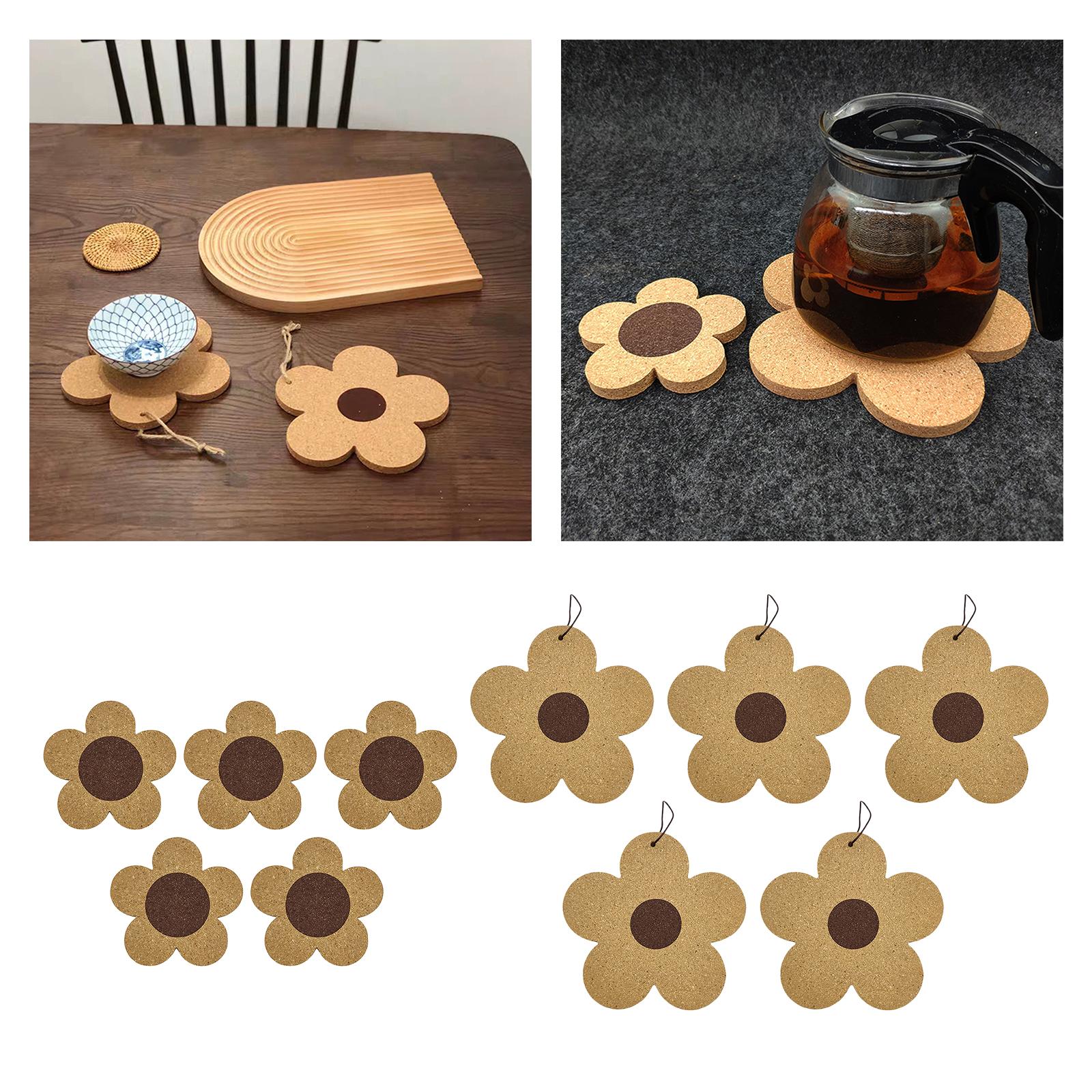 5x Hangable Table Mat Place Mat Household for Office Kitchen Accessories 18cm